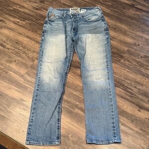 Ariat Men's Light Blue Straight Jeans